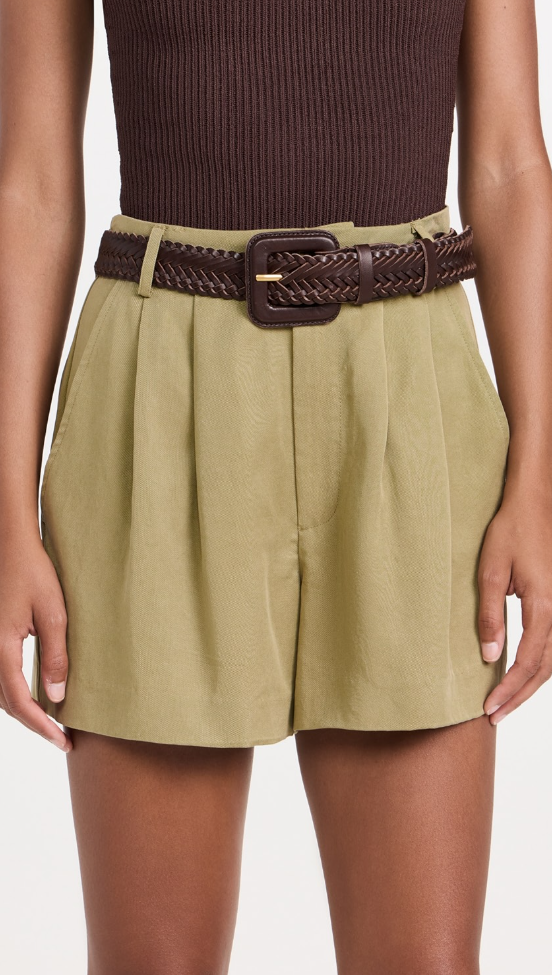 Keten Pilili Şort